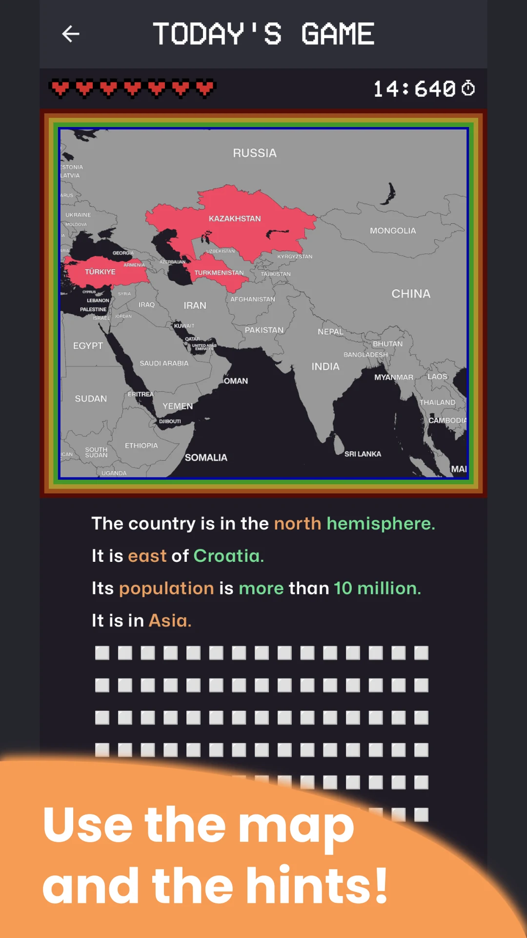 MapGame screenshot