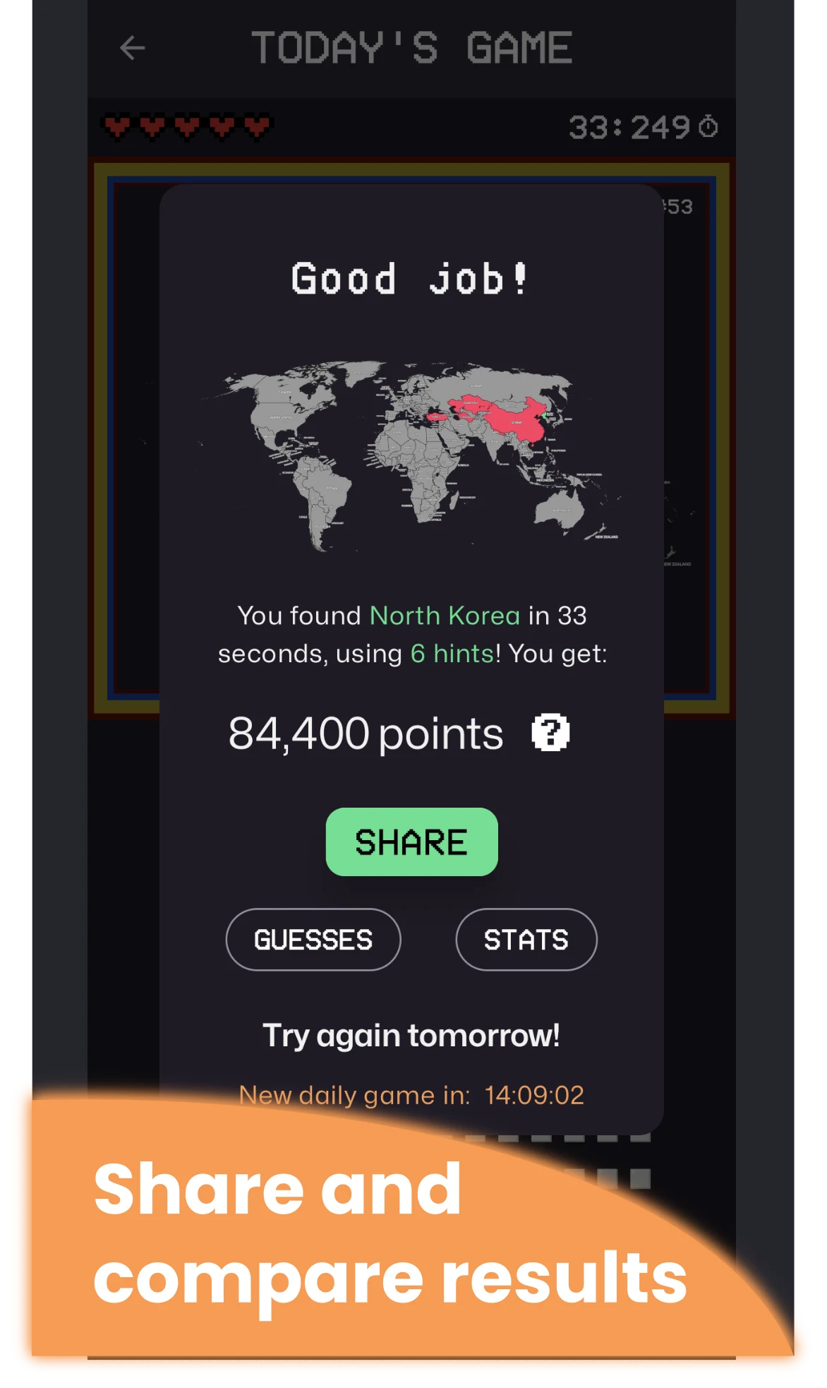 MapGame screenshot